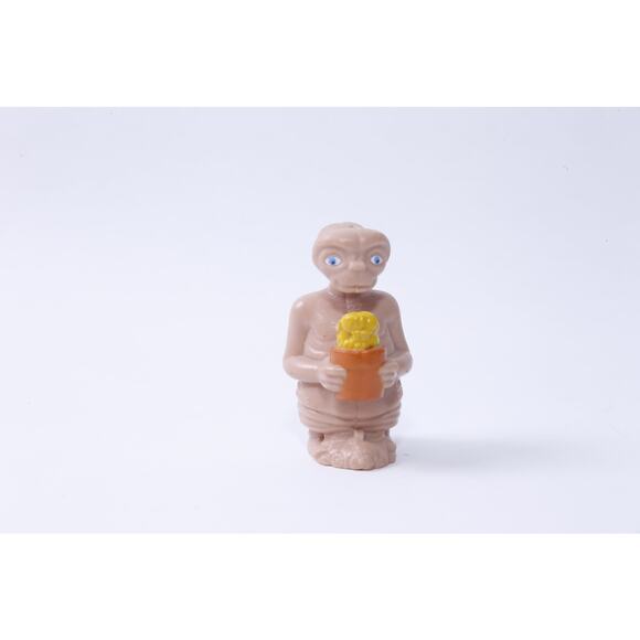 E.T. Extra-Terrestrial, Holding Pot, Alien, PVC Figure, 1982, Movie Character, L - Picture 1 of 3